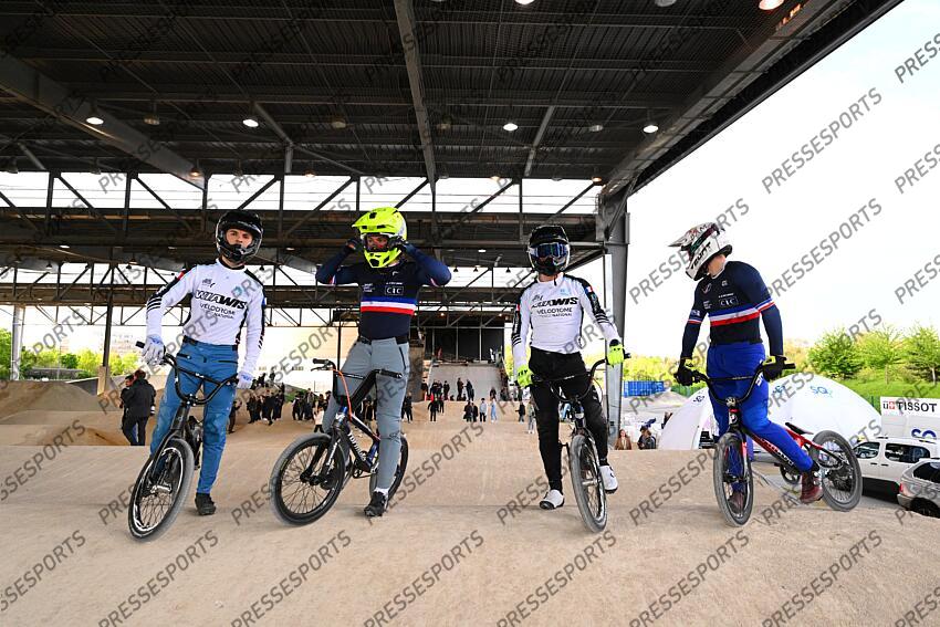 colsenet (mateo) - (fra) - leclerc (enzo) - (fra) - pilard (arthur) - (fra) - MAGAZINE SITE BMX JO 2024 