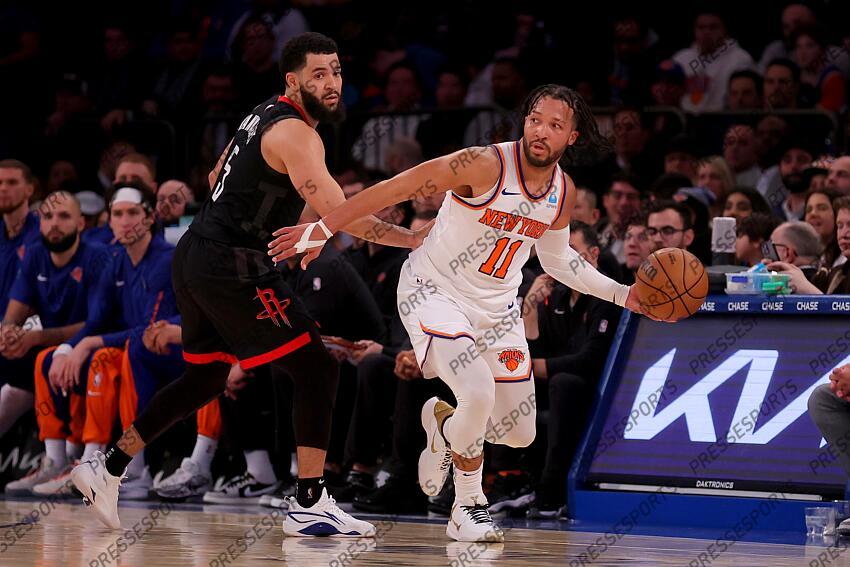 Presse sports : Reportage 'BASKET NBA 2024 NBA: Houston Rockets at New York  Knicks