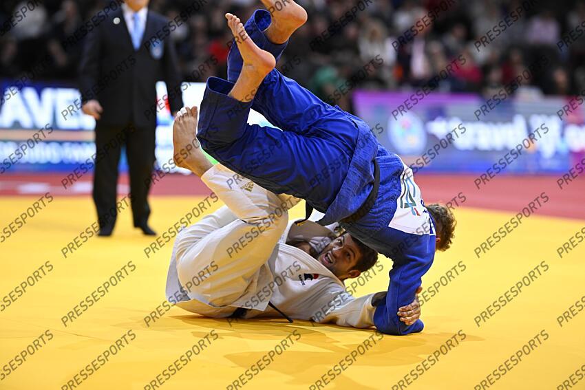 mathieu (alexis) - (fra) - clerget (axel) -90 KG HOMMES 