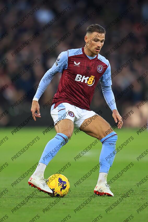 11th February 2024 - Premier League - Aston Villa v Manchester United - Matty Cash of Aston Villa - Photo: Simon Stacpoole / Offside. ASTON VILLA-MANCHESTER UNITED (1-2) 