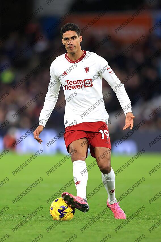 11th February 2024 - Premier League - Aston Villa v Manchester United - Raphael Varane of Manchester United - Photo: Simon Stacpoole / Offside. ASTON VILLA-MANCHESTER UNITED (1-2) 