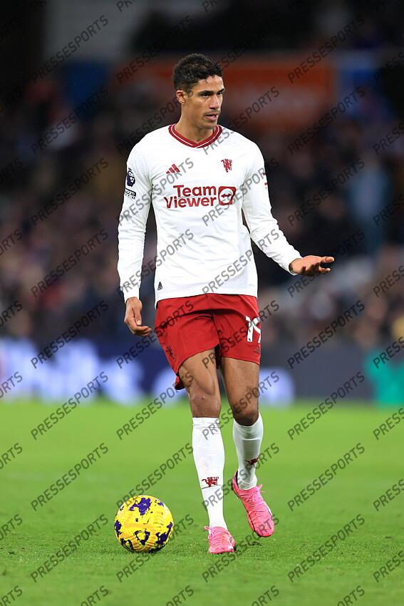 11th February 2024 - Premier League - Aston Villa v Manchester United - Raphael Varane of Manchester United - Photo: Simon Stacpoole / Offside. ASTON VILLA-MANCHESTER UNITED (1-2) 