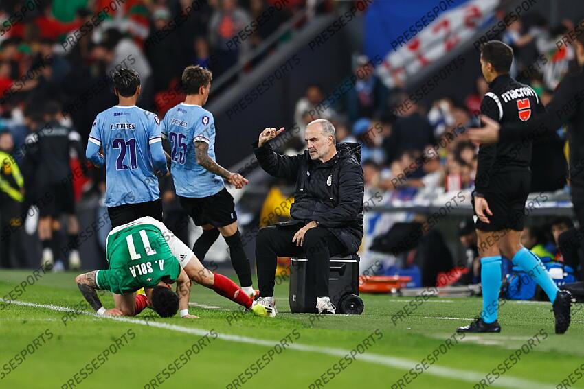 Marcelo Bielsa (URU), MARCH 23, 2024 - Football / Soccer : International Friendly match between Basque 1-1 Uruguay at the San Mames Stadium in BilbaURUo, Spain. (Photo by Mutsu Kawamori/AFLO) PAYS BASQUE-URUGUAY (1-1) 