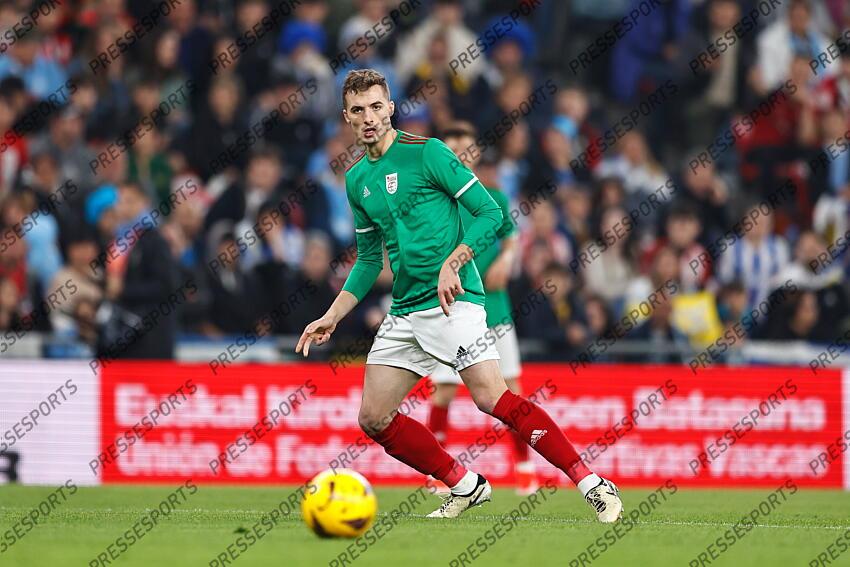 Jon Pacheco (Basque), MARCH 23, 2024 - Football / Soccer : International Friendly match between Basque 1-1 Uruguay at the San Mames Stadium in Bilbao, Spain. (Photo by Mutsu Kawamori/AFLO) PAYS BASQUE-URUGUAY (1-1) 