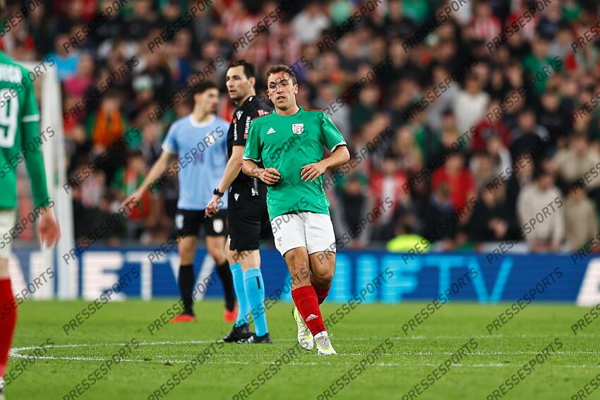 Jon Ander Olasagasti (Basque), MARCH 23, 2024 - Football / Soccer : International Friendly match between Basque 1-1 Uruguay at the San Mames Stadium in Bilbao, Spain. (Photo by Mutsu Kawamori/AFLO) PAYS BASQUE-URUGUAY (1-1) 