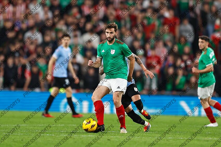 Jon Moncayola (Basque), MARCH 23, 2024 - Football / Soccer : International Friendly match between Basque 1-1 Uruguay at the San Mames Stadium in Bilbao, Spain. (Photo by Mutsu Kawamori/AFLO) PAYS BASQUE-URUGUAY (1-1) 