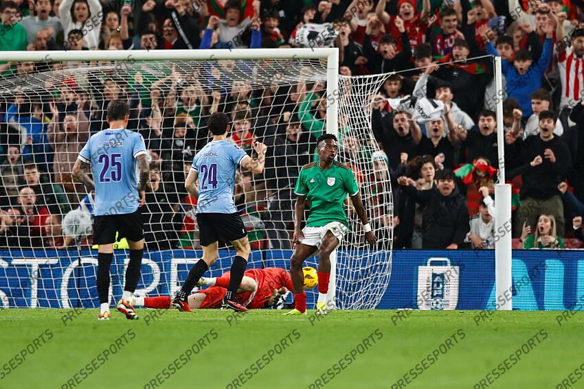 Alvaro Djalo (Basque), MARCH 23, 2024 - Football / Soccer : International Friendly match between Basque 1-1 Uruguay at the San Mames Stadium in Bilbao, Spain. (Photo by Mutsu Kawamori/AFLO) PAYS BASQUE-URUGUAY (1-1) 