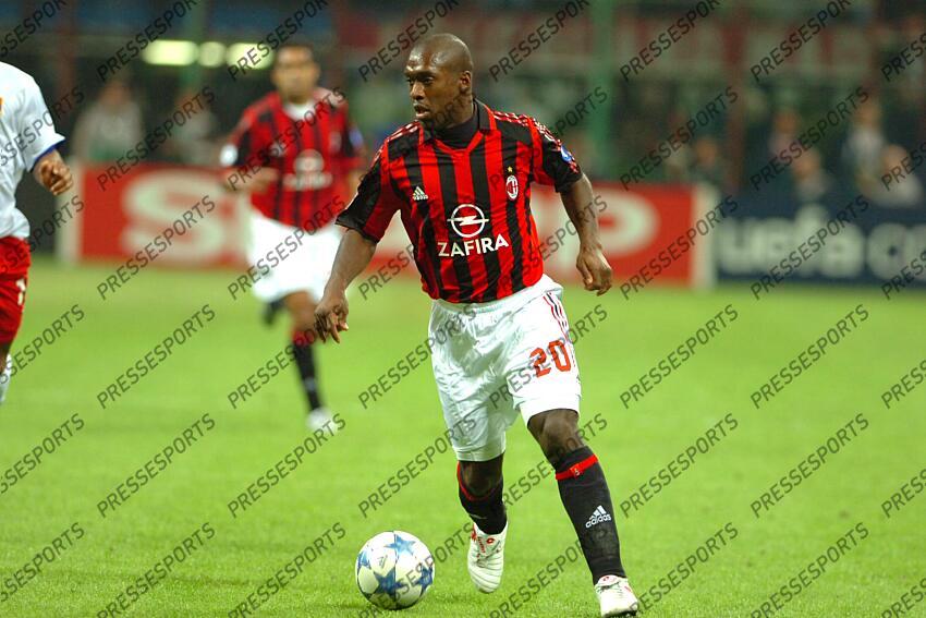 seedorf (clarence) MILAN AC-LYON (3-1) 1/4 retour 