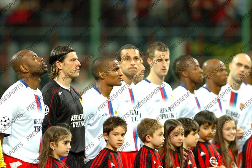 coupet (gregory) MILAN AC-LYON (3-1) 1/4 retour 