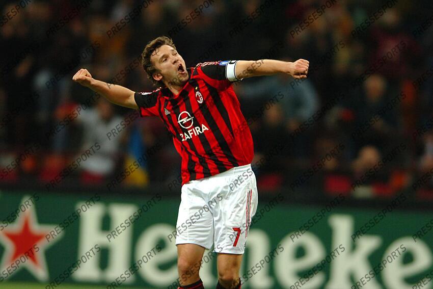 chevtchenko (andrei) MILAN AC-LYON (3-1) 1/4 Finale retour 