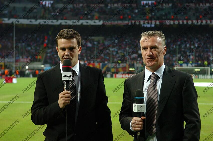 mathoux (herve) deschamps (didier) MILAN AC-LYON (3-1) 1/4 Finale retour 