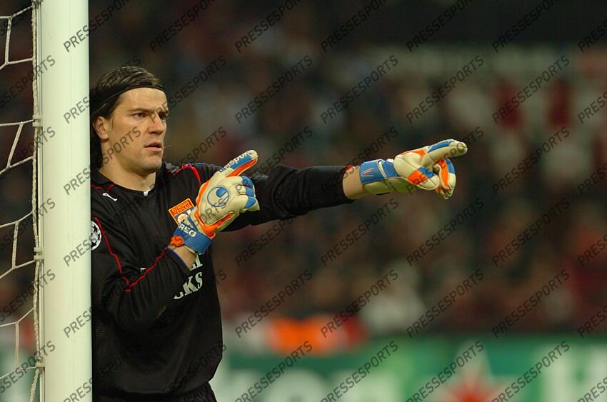 coupet (gregory) MILAN AC-LYON (3-1) 1/4 retour 