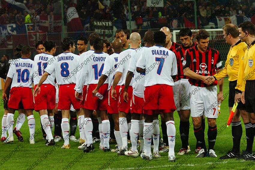 MILAN AC-LYON (3-1) 1/4 Finale retour 