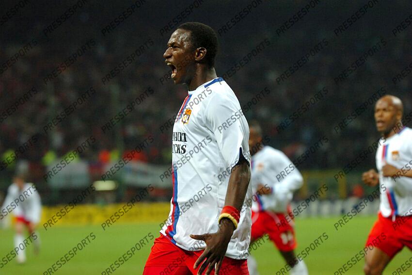 diarra (mahamadou) MILAN AC-LYON (3-1) 1/4 Finale retour 