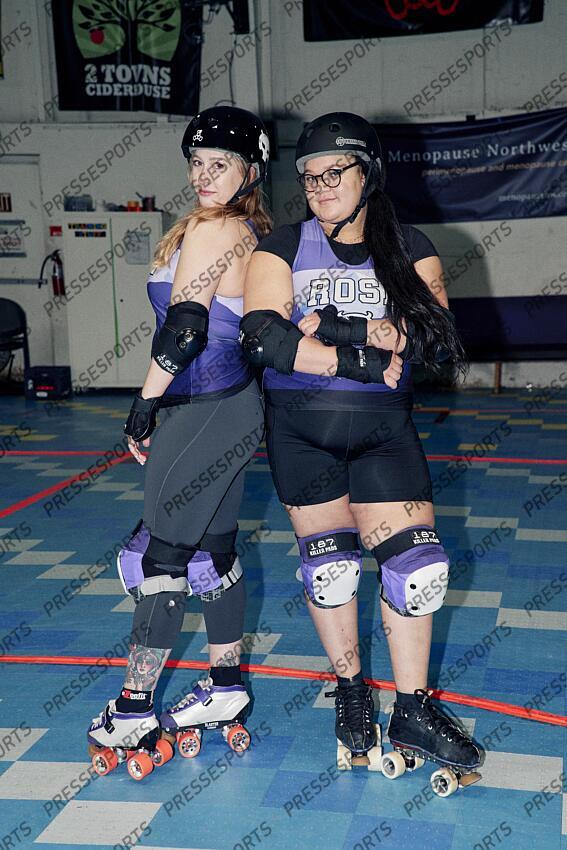Ashley Gaffney alias Gaffney Lilly Valentine MAGAZINE ROSE CITY ROLLERS Les Rose City Rollers de Portland dominent ce sport né il y a une vingtaine d’années dans la contre-culture féministe, et rêvent de le faire rayonner. Leur équipe de roller derby enchaîne les titres mondiaux tout en déconstruisant les clichés hérités du passé de sa discipline. 