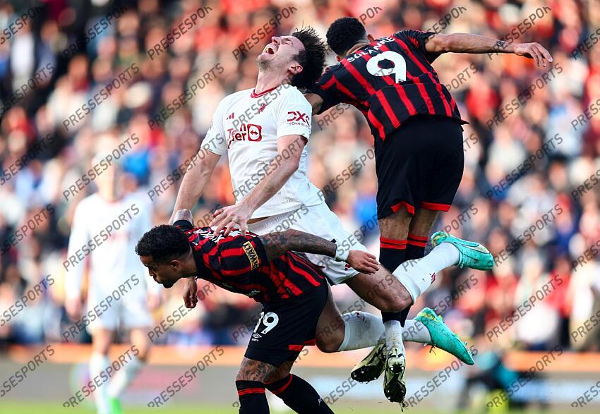 13 April 2024, Bournemouth - Premier League Football - AFC Bournemouth v Manchester United - Harry Maguire of Manchester United - Photo: Charlotte Wilson / Offside. BOURNEMOUTH-MANCHESTER UNITED (2-2) 