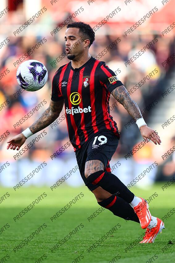 13 April 2024, Bournemouth - Premier League Football - AFC Bournemouth v Manchester United - Justin Kluivert of Bournemouth - Photo: Charlotte Wilson / Offside. BOURNEMOUTH-MANCHESTER UNITED (2-2) 