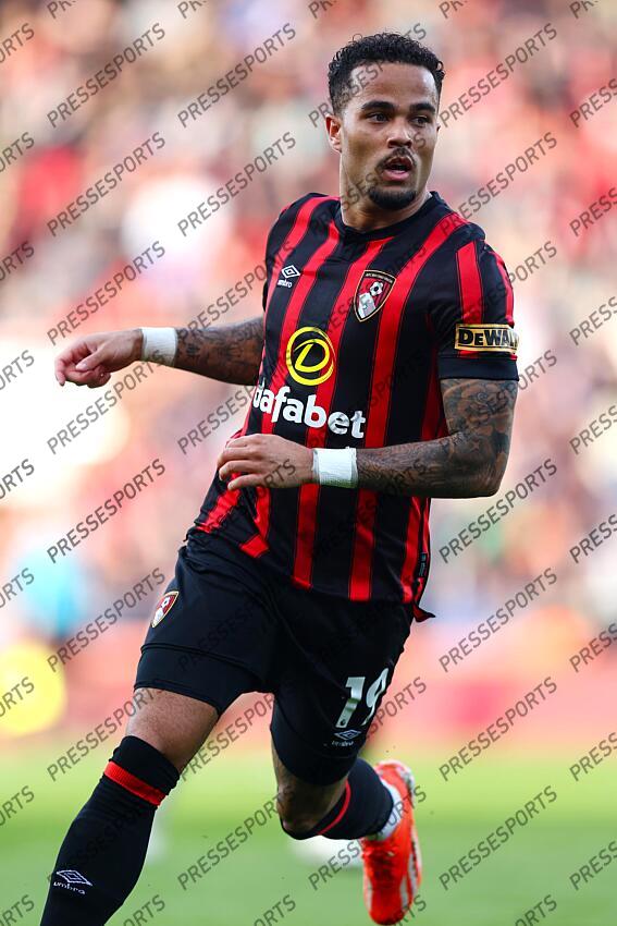 13 April 2024, Bournemouth - Premier League Football - AFC Bournemouth v Manchester United - Justin Kluivert of Bournemouth - Photo: Charlotte Wilson / Offside. BOURNEMOUTH-MANCHESTER UNITED (2-2) 