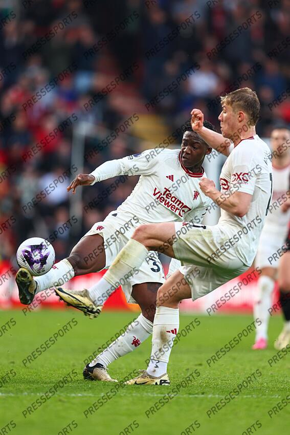 13 April 2024, Bournemouth - Premier League Football - AFC Bournemouth v Manchester United - Kobbie Mainoo of Manchester United - Photo: Charlotte Wilson / Offside. BOURNEMOUTH-MANCHESTER UNITED (2-2) 