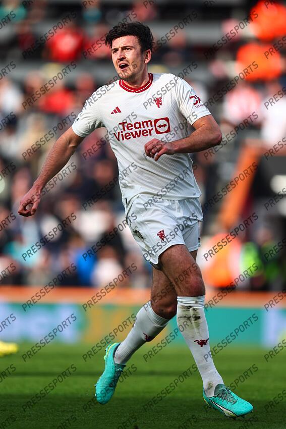 13 April 2024, Bournemouth - Premier League Football - AFC Bournemouth v Manchester United - Harry Maguire of Manchester United - Photo: Charlotte Wilson / Offside. BOURNEMOUTH-MANCHESTER UNITED (2-2) 
