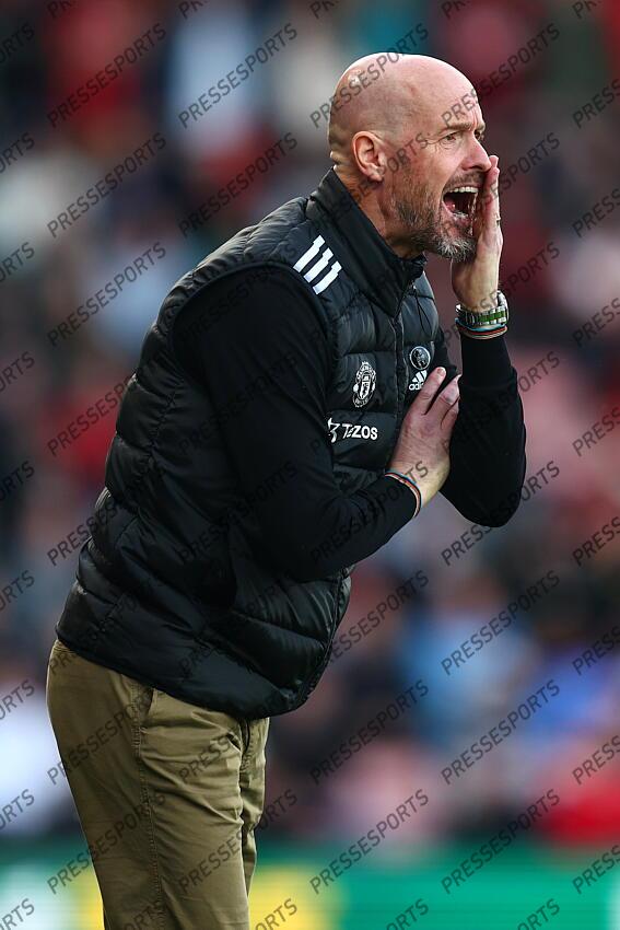 13 April 2024, Bournemouth - Premier League Football - AFC Bournemouth v Manchester United - Manchester United manager Erik ten Hag - Photo: Charlotte Wilson / Offside. BOURNEMOUTH-MANCHESTER UNITED (2-2) 