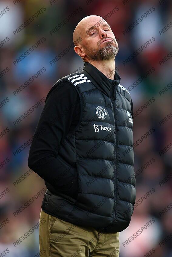 13 April 2024, Bournemouth - Premier League Football - AFC Bournemouth v Manchester United - Manchester United manager Erik ten Hag - Photo: Charlotte Wilson / Offside. BOURNEMOUTH-MANCHESTER UNITED (2-2) 