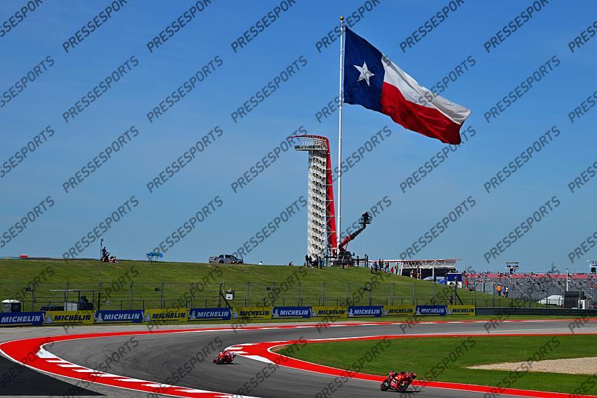Francesco Bagnaia ITA Ducati Lenovo Team Ducati MotoGP GP USA 2024 (Circuit COTA) 13-15.04.2024 photo: Lukasz Swiderek  www.photoPSP.com  @photopsp_lukasz_swiderek GRAND PRIX DES ETATS-UNIS 