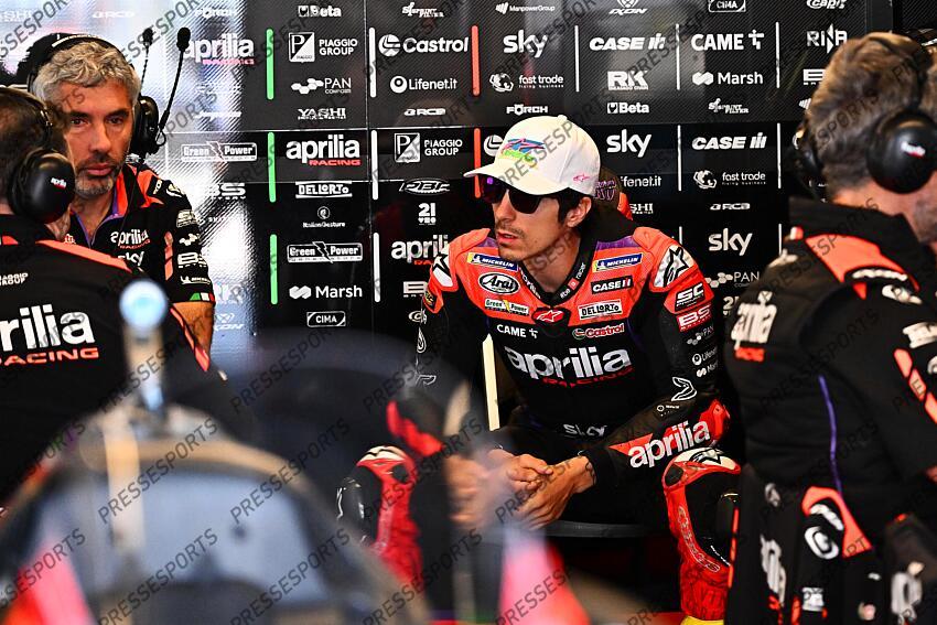Maverick Vinales SPA Aprilia Racing Aprilia MotoGP GP USA 2024 (Circuit COTA) 13-15.04.2024 photo: Lukasz Swiderek  www.photoPSP.com  @photopsp_lukasz_swiderek GRAND PRIX DES ETATS-UNIS 