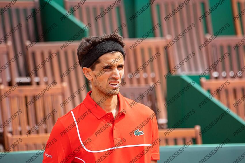 Pierre-Hughes Herbert of France is disapointed after his loss at the first round of the Open Pays d'Aix, at Aix-en-Provence, France, the 29/04/2024. OPEN PAYS D'AIX 