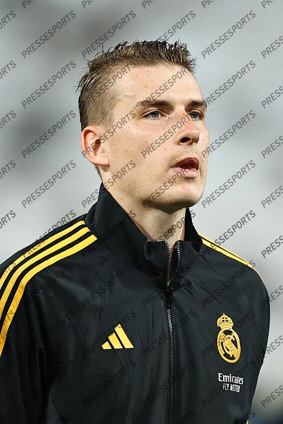 Andriy Lunin (Real), MAY 8, 2024 - Football / Soccer : UEFA Champions League Semi finals 2nd leg match between Real Madrid CF 2-1 FC Bayern Munchen at the Estadio Santiago Bernabeu in Madrid, Spain. (Photo by Mutsu Kawamori/AFLO) REAL MADRID-BAYERN MUNICH (2-1) 