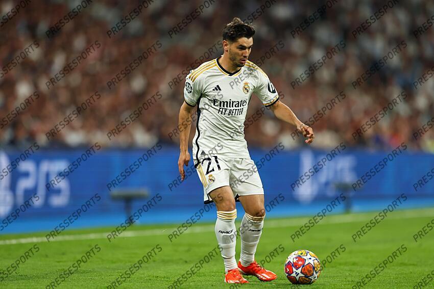Brahim Diaz (Real), MAY 8, 2024 - Football / Soccer : UEFA Champions League Semi finals 2nd leg match between Real Madrid CF 2-1 FC Bayern Munchen at the Estadio Santiago Bernabeu in Madrid, Spain. (Photo by Mutsu Kawamori/AFLO) REAL MADRID-BAYERN MUNICH (2-1) 