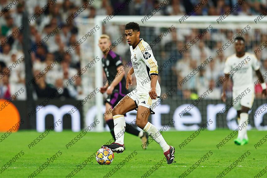Jude Ballingham (Real), MAY 8, 2024 - Football / Soccer : UEFA Champions League Semi finals 2nd leg match between Real Madrid CF 2-1 FC Bayern Munchen at the Estadio Santiago Bernabeu in Madrid, Spain. (Photo by Mutsu Kawamori/AFLO) REAL MADRID-BAYERN MUNICH (2-1) 