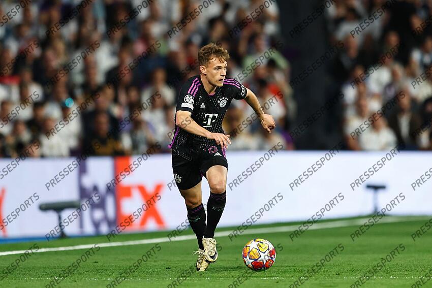 Joshua Kimmich (Bayern), MAY 8, 2024 - Football / Soccer : UEFA Champions League Semi finals 2nd leg match between Real Madrid CF 2-1 FC Bayern Munchen at the Estadio Santiago Bernabeu in Madrid, Spain. (Photo by Mutsu Kawamori/AFLO) REAL MADRID-BAYERN MUNICH (2-1) 