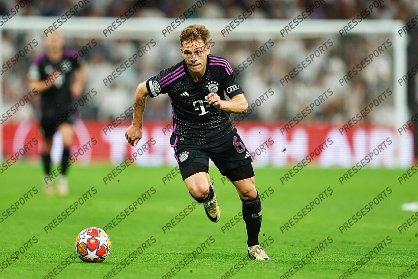 Joshua Kimmich (Bayern), MAY 8, 2024 - Football / Soccer : UEFA Champions League Semi-finals 2nd leg match between Real Madrid CF 2-1 FC Bayern Munchen at the Estadio Santiago Bernabeu in Madrid, Spain. (Photo by Mutsu Kawamori/AFLO) REAL MADRID-BAYERN MUNICH (2-1) 
