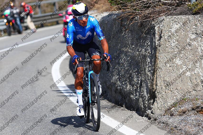 Giro d'Italia 2024 - 107th Edition - 15th stage Manerba del Garda - Livigno (Mottolino) 222 km - 19/05/2024 - Nairo Quintana (COL - Movistar Team) - photo Luca Bettini/SprintCyclingAgency©2024 MANERBA DEL GARDA/LIVIGNO 