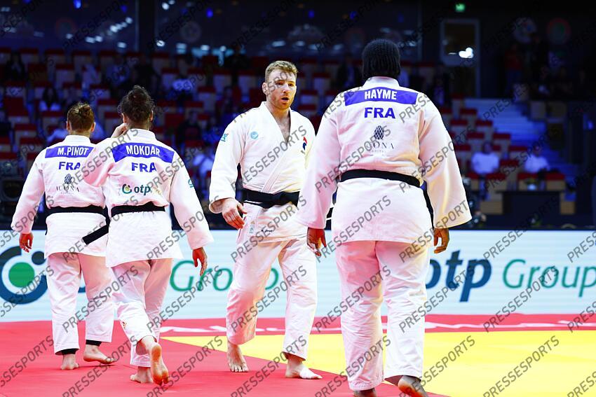 clerget (axel) - (fra) - hayme (coralie) - (fra) - EPREUVE PAR EQUIPES MIXTES FRANCE/GEORGIE mokdar (faiza) - (fra) - 
