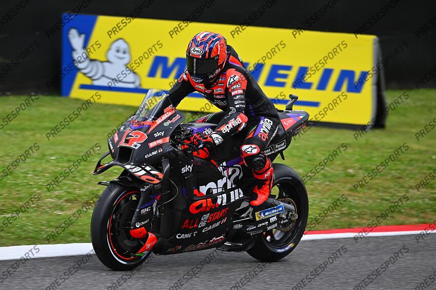 Maverick Vinales SPA Aprilia Racing Aprilia MotoGP GP Italy 2024 (Circuit Mugello) 31.05-02.06.2024 photo: Lukasz Swiderek  www.photoPSP.com  @photopsp_lukasz_swiderek  GRAND PRIX D'ITALIE 
