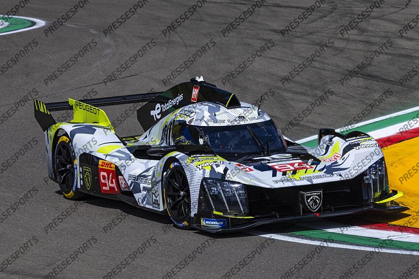 DUVAL Loic (FRA)-DI RESTA Paul (GBR)-VANDOORNE Stoffel (BEL), PEUGEOT 9X8 #94, 6 HEURES IMOLA 2024 6 HEURES D'IMOLA 