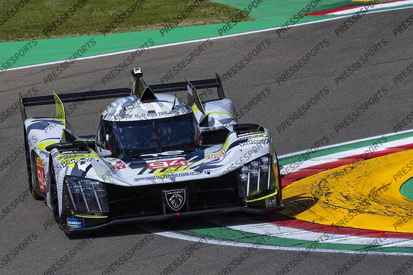DUVAL Loic (FRA)-DI RESTA Paul (GBR)-VANDOORNE Stoffel (BEL), PEUGEOT 9X8 #94, 6 HEURES IMOLA 2024 6 HEURES D'IMOLA 