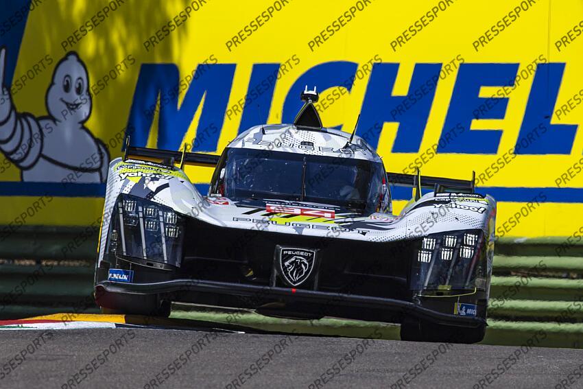 DUVAL Loic (FRA)-DI RESTA Paul (GBR)-VANDOORNE Stoffel (BEL), PEUGEOT 9X8 #94, 6 HEURES IMOLA 2024 6 HEURES D'IMOLA 
