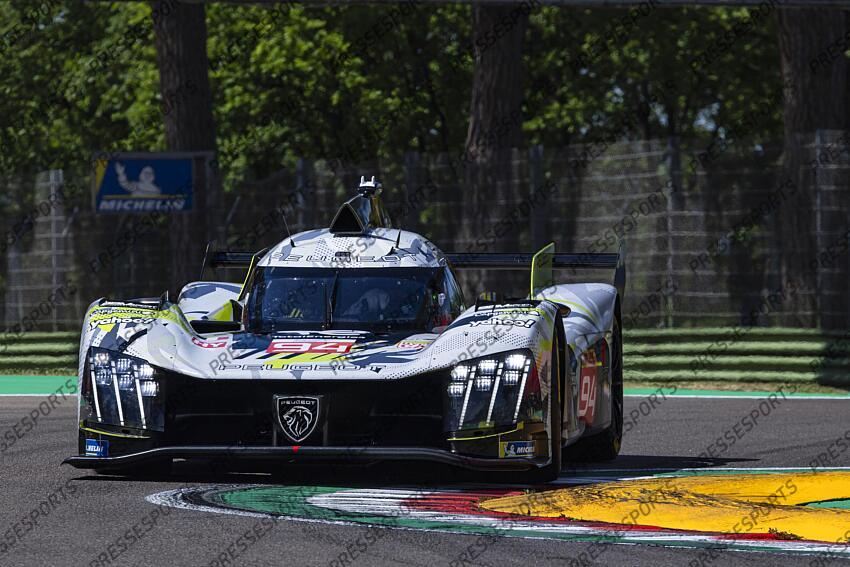 DUVAL Loic (FRA)-DI RESTA Paul (GBR)-VANDOORNE Stoffel (BEL), PEUGEOT 9X8 #94, 6 HEURES IMOLA 2024 6 HEURES D'IMOLA 