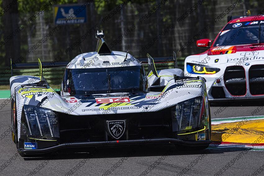 DUVAL Loic (FRA)-DI RESTA Paul (GBR)-VANDOORNE Stoffel (BEL), PEUGEOT 9X8 #94, 6 HEURES IMOLA 2024 6 HEURES D'IMOLA 