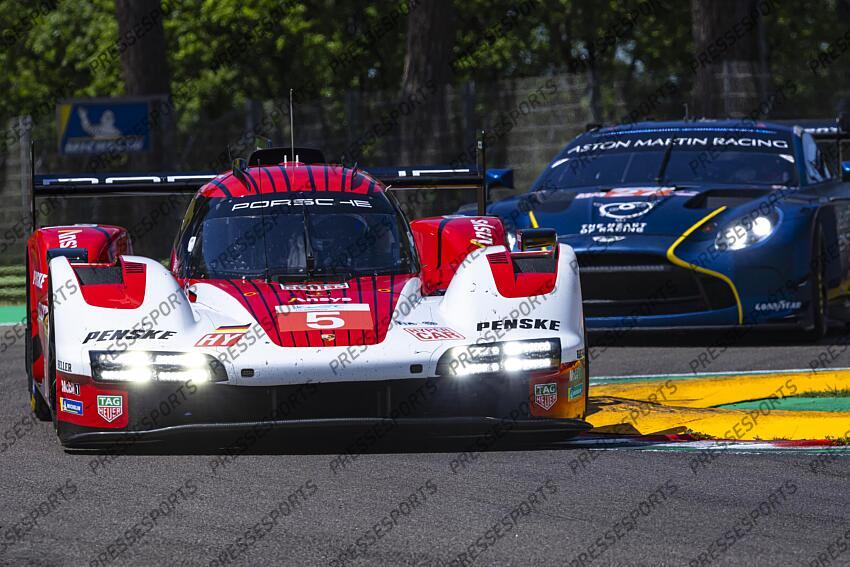 CAMPBELL Matt (AUS)-CHRISTENSEN Michael (DNK)-MAKOWIECKI Frédéric (FRA), PORSCHE 963 #5, 6 HEURES IMOLA 2024 6 HEURES D'IMOLA 