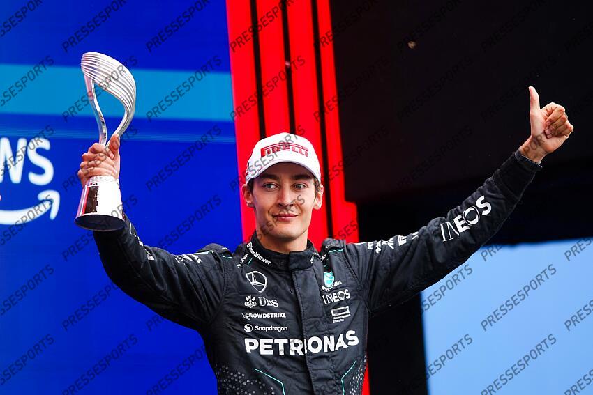 #63 George Russell (GBR, Mercedes-AMG Petronas F1 Team), F1 Grand Prix of Canada at Circuit Gilles-Villeneuve on June 9, 2024 in Montreal, Canada. (Photo by HOCH ZWEI) GRAND PRIX DU CANADA 