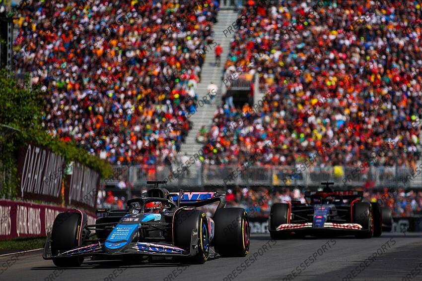 #31 Esteban Ocon (FRA, BWT Alpine F1 Team), F1 Grand Prix of Canada at Circuit Gilles-Villeneuve on June 9, 2024 in Montreal, Canada. (Photo by HOCH ZWEI) GRAND PRIX DU CANADA 