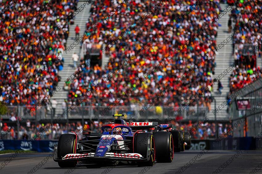 #22 Yuki Tsunoda (JPN, Visa Cash App RB Formula One Team), F1 Grand Prix of Canada at Circuit Gilles-Villeneuve on June 9, 2024 in Montreal, Canada. (Photo by HOCH ZWEI) GRAND PRIX DU CANADA 