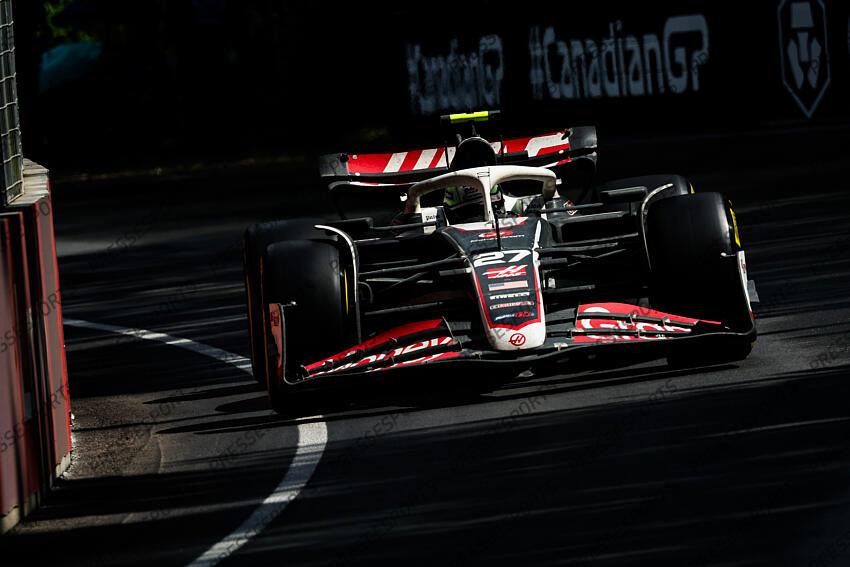 #27 Nico Hulkenberg (DEU, MoneyGram Haas F1), F1 Grand Prix of Canada at Circuit Gilles-Villeneuve on June 9, 2024 in Montreal, Canada. (Photo by HOCH ZWEI) GRAND PRIX DU CANADA 