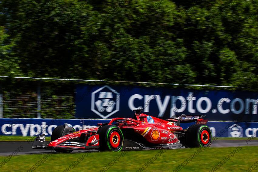 #16 Charles Leclerc (MCO, Scuderia Ferrari HP), F1 Grand Prix of Canada at Circuit Gilles-Villeneuve on June 9, 2024 in Montreal, Canada. (Photo by HOCH ZWEI) GRAND PRIX DU CANADA 