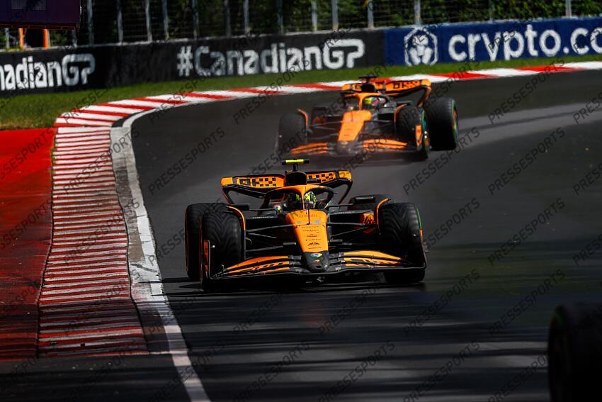 #4 Lando Norris (GBR, McLaren Formula 1 Team), F1 Grand Prix of Canada at Circuit Gilles-Villeneuve on June 9, 2024 in Montreal, Canada. (Photo by HOCH ZWEI) GRAND PRIX DU CANADA 