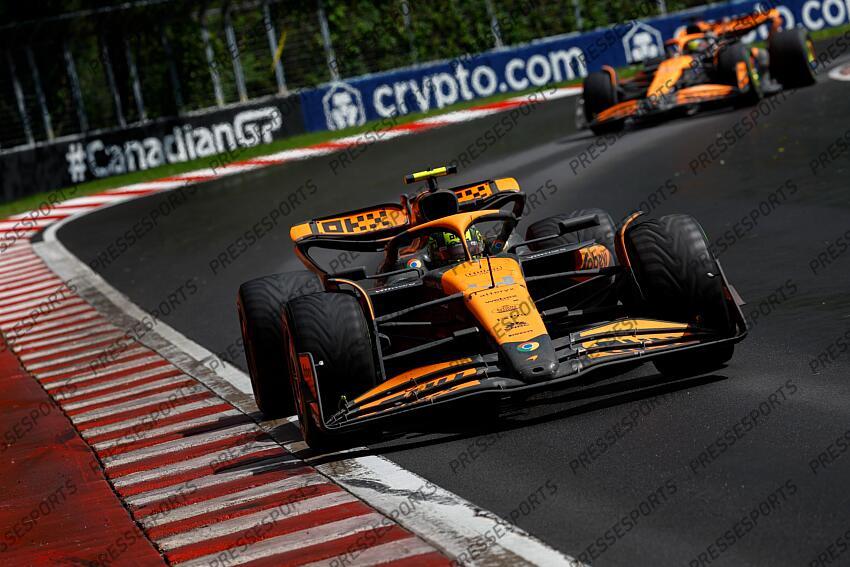 #4 Lando Norris (GBR, McLaren Formula 1 Team), F1 Grand Prix of Canada at Circuit Gilles-Villeneuve on June 9, 2024 in Montreal, Canada. (Photo by HOCH ZWEI) GRAND PRIX DU CANADA 